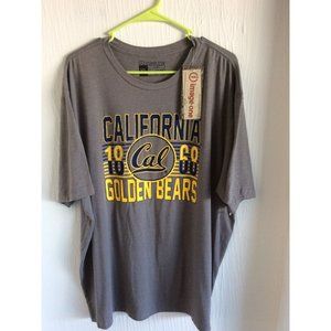 NWT California Golden Bears, Mens Tee Shirt Size XL, Image One Brand, Soft